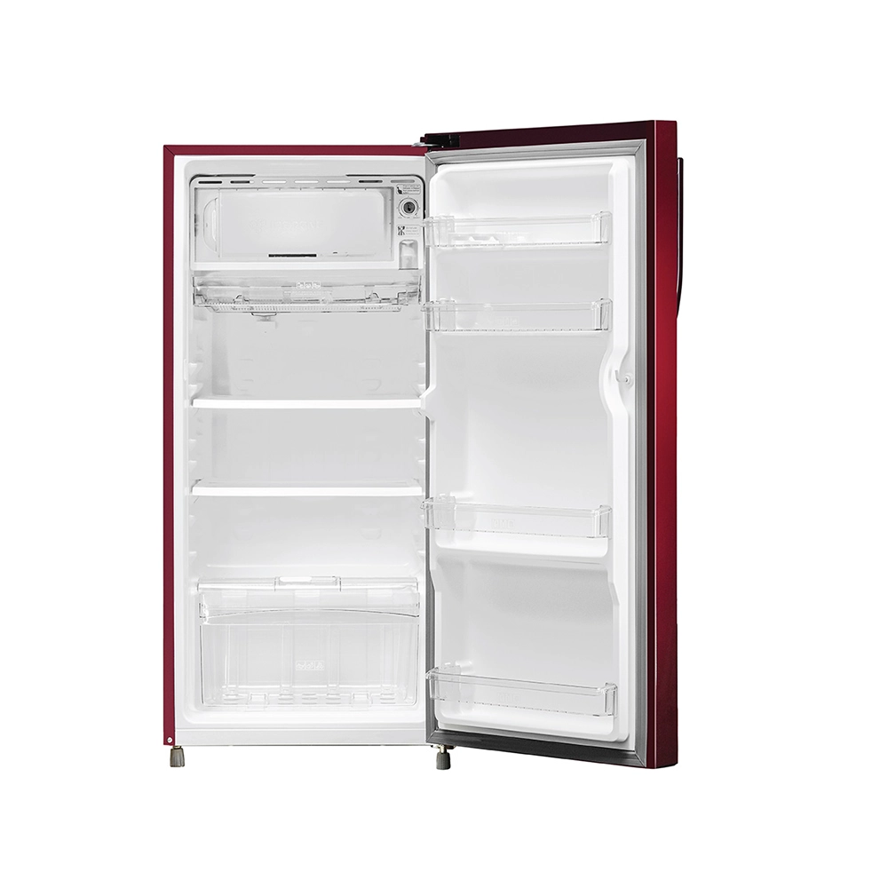 Haier 190L 2 Star Red Viola Single Door Refrigerator